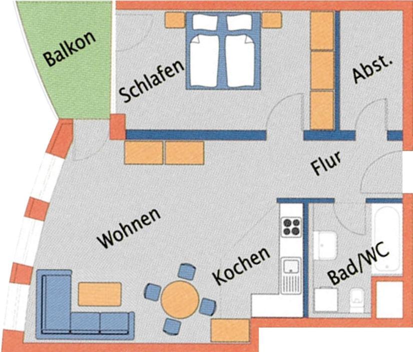 Nb D6-2 - Gemuetliche Ferienwohnung Fuer 4 Personen Mit Panoramablick In Cuxhaven-sahlenburg * Cuxhaven